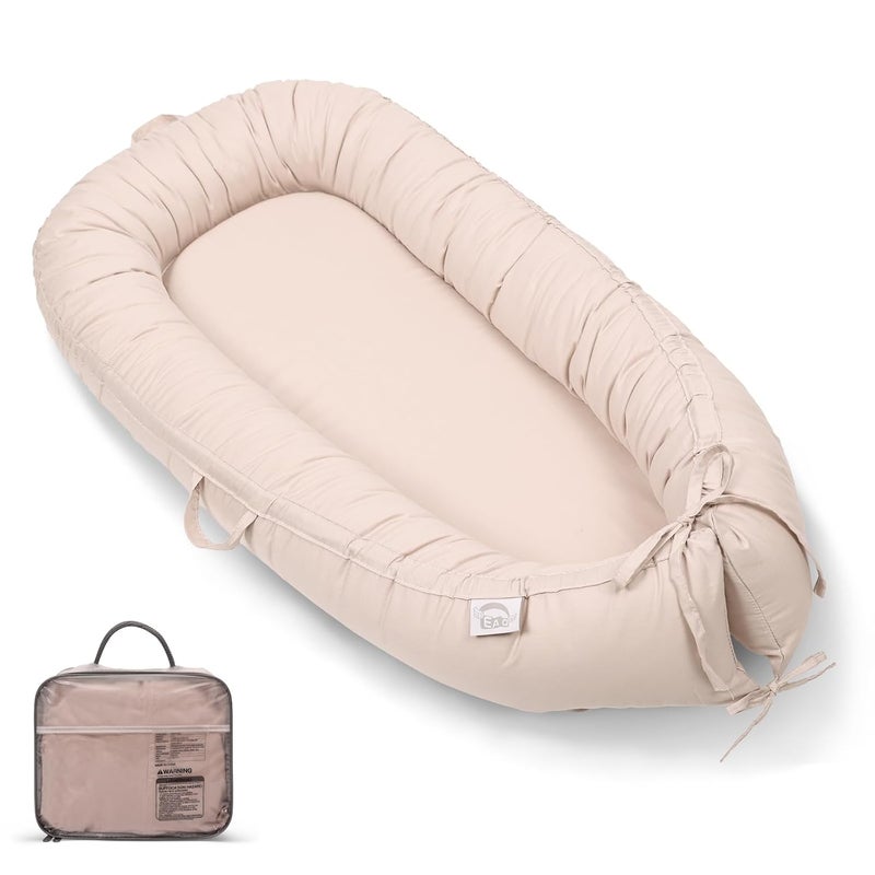 EAQ Baby Lounger, Infant Lounger for Newborn,Portable Baby Nest Cover Breathable & Soft, Newborn Essentials - Image 1